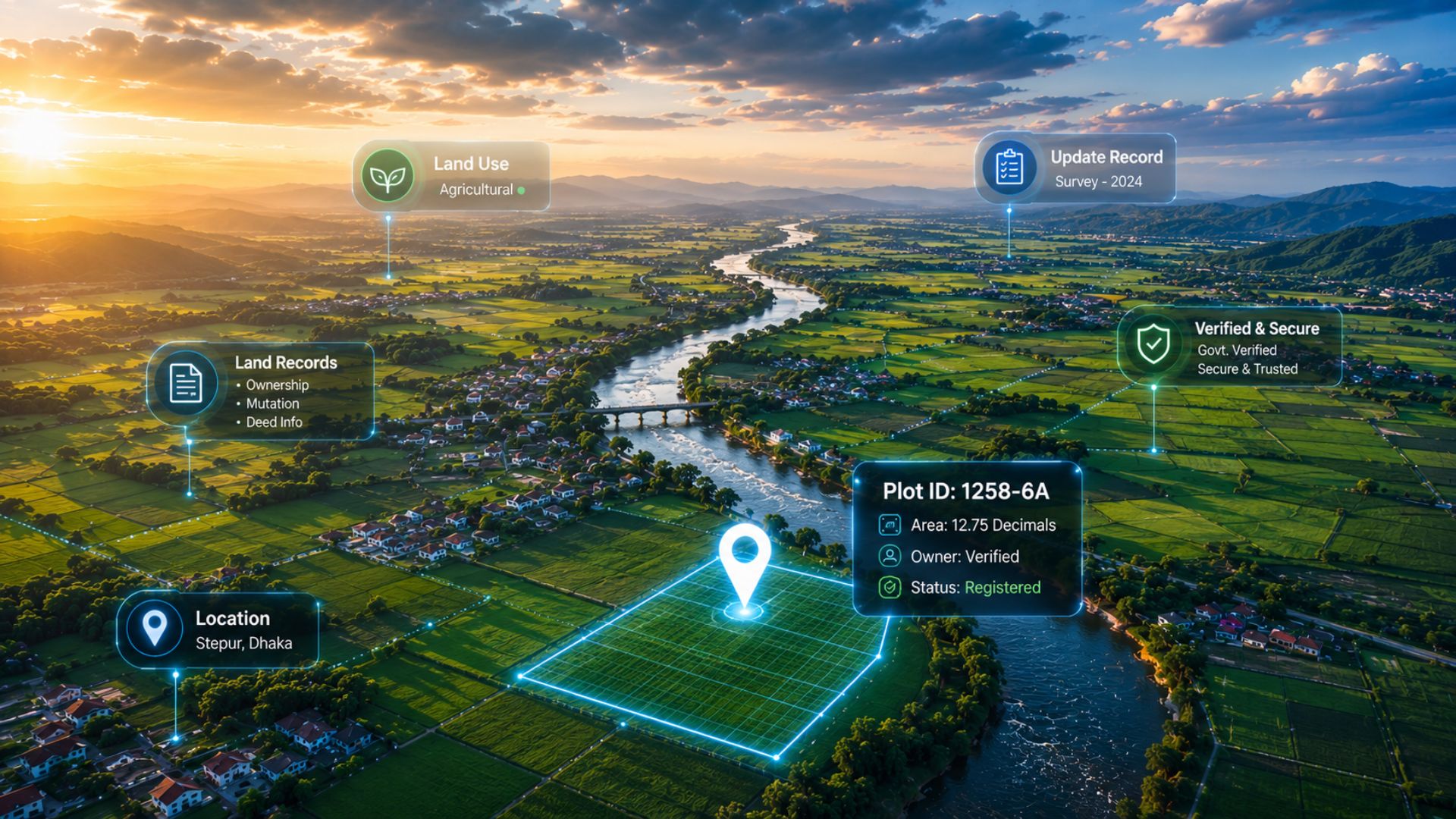 GIS aerial view